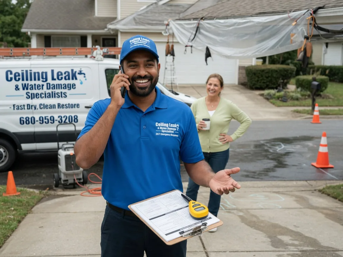 Ceiling Leak Cleanup Cazenovia, WI FAQs